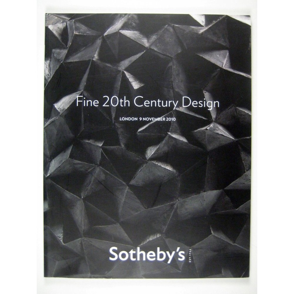 Sotheby's Catalog 2010 November London 20th Century Design L10673 Lacroix